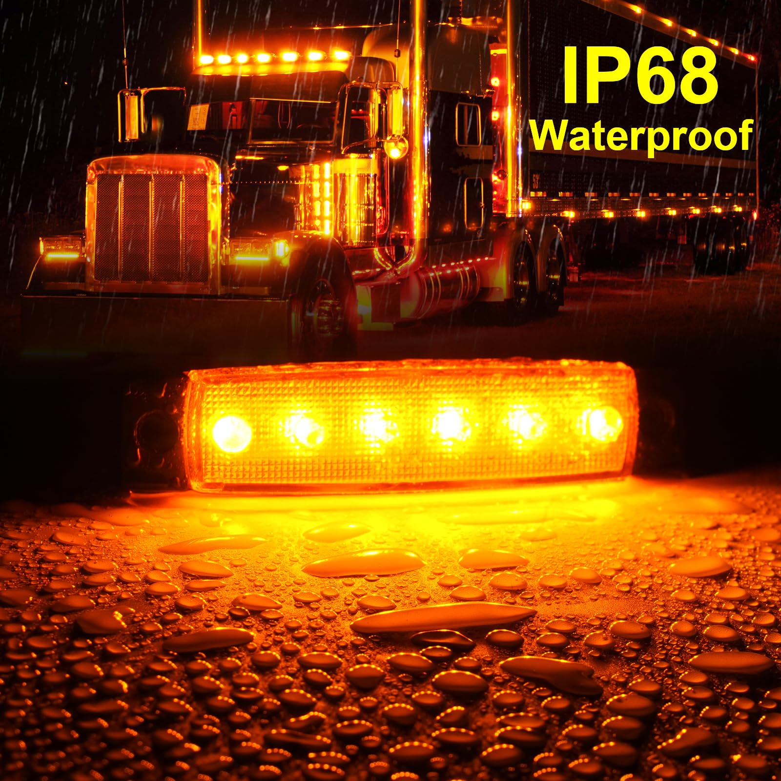PSDRIQQ side profile amber light highlighting slim low-profile design benefit