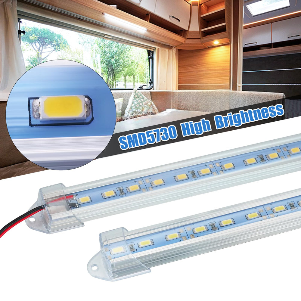 PSDRIQQ installed on cargo trailer ceiling lighting storage bay for safer loading benefit