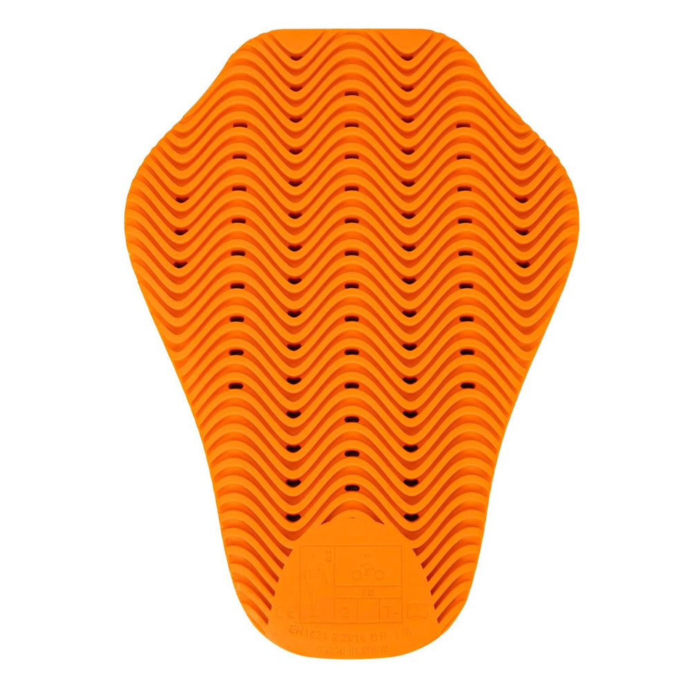 PSLER front view of CE Level 2 back armor showing full coverage and protection benefit