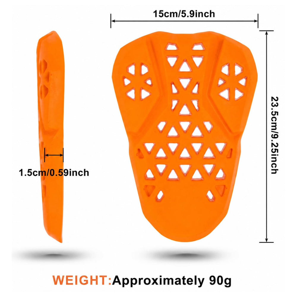 PSLER hip inserts positioned inside motorcycle pants for discreet protection benefit