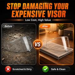 PSLER visor partially inserted demonstrating fit and secure cushioning