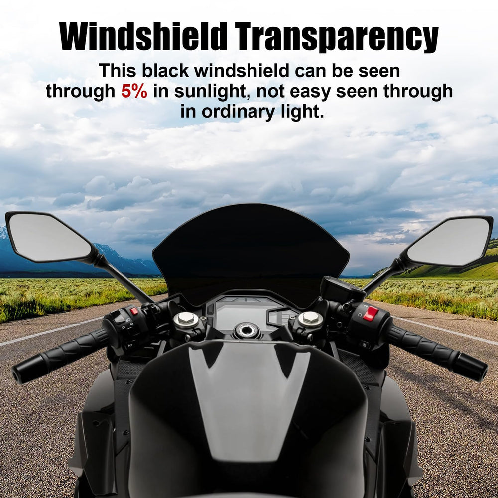 PSLER side silhouette of the windscreen showing aerodynamic shape and posture benefit