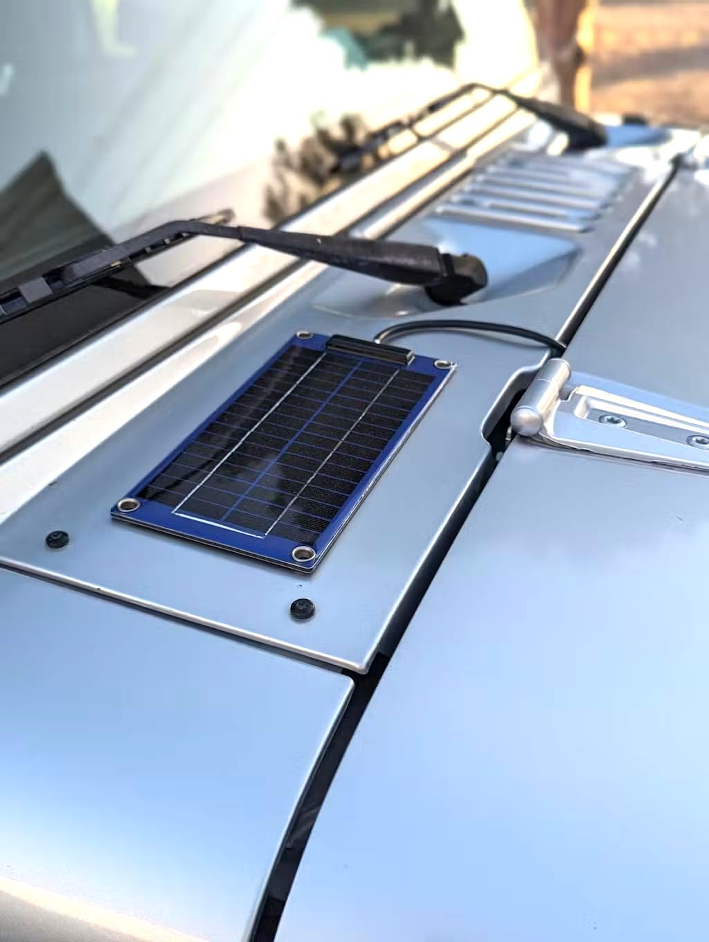 PulseTech SolarPulse shedding water in rain to show polyurethane protection and outdoor reliability
