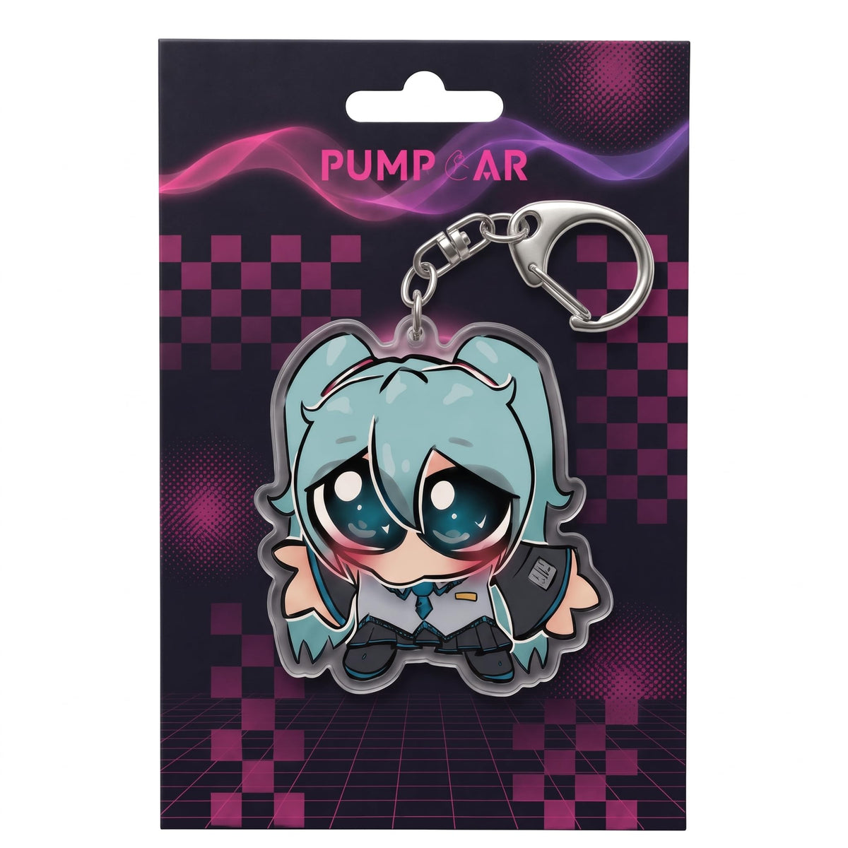PumpCar front view showing singer artwork and bright colors, ideal for fandom display