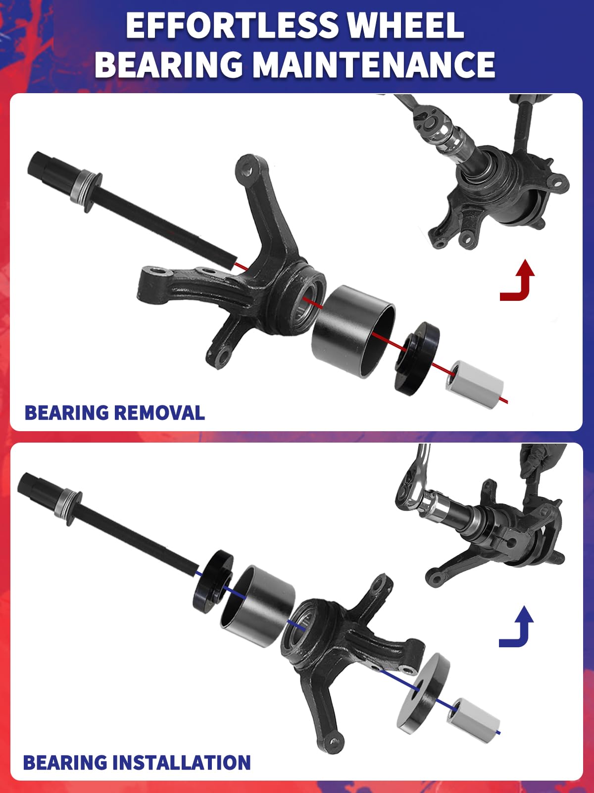 Punmew hub screws and adapters displayed for fast setup benefit