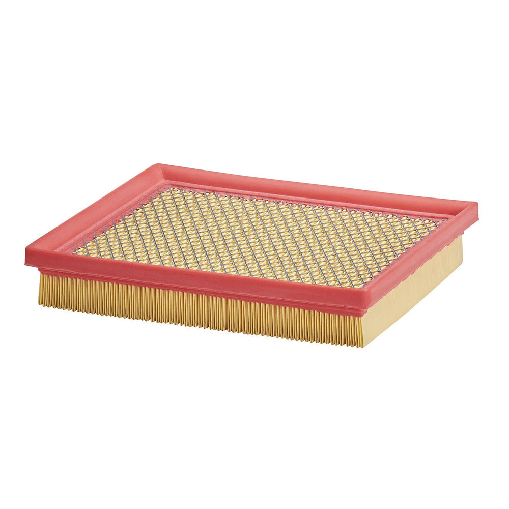 Purolator media close-up revealing multi-fiber layers for better filtration