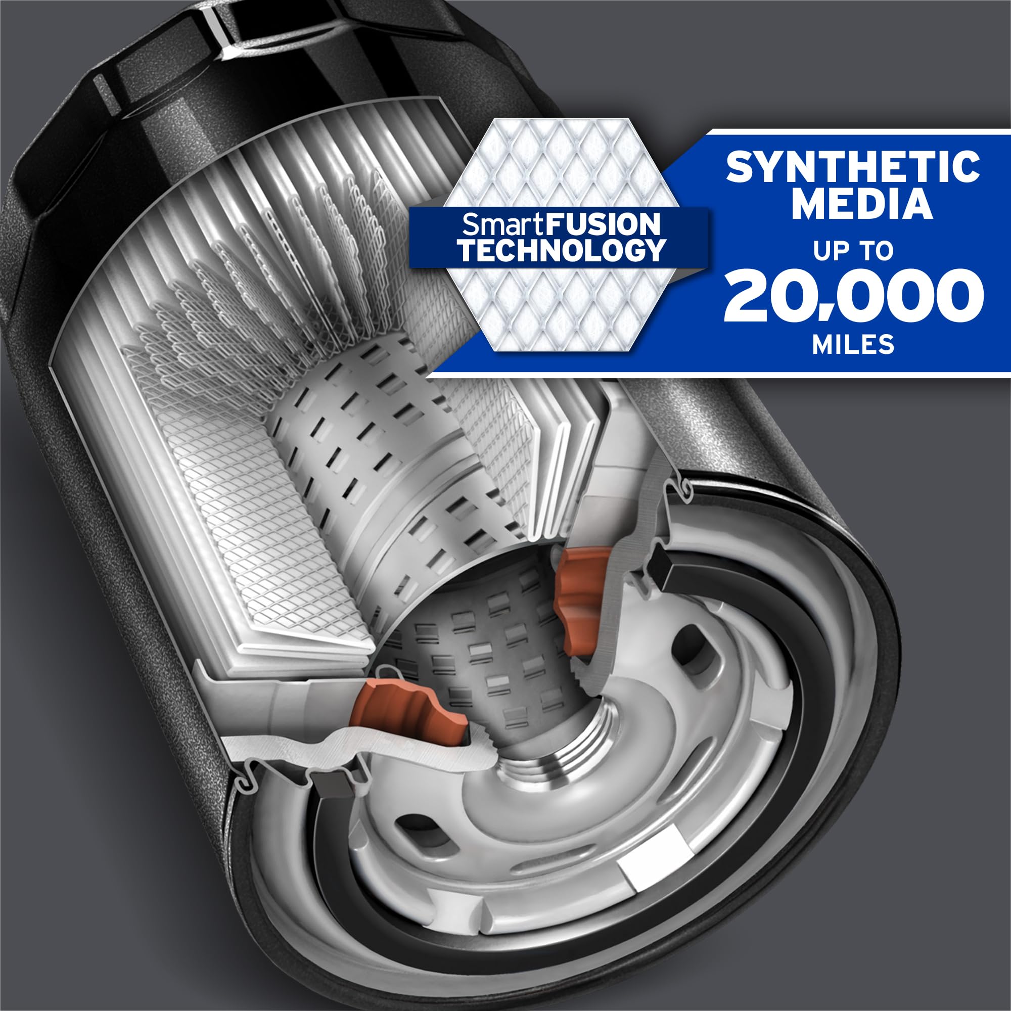Purolator PBL12222 heavy-duty steel casing close-up illustrating rugged construction for extreme conditions