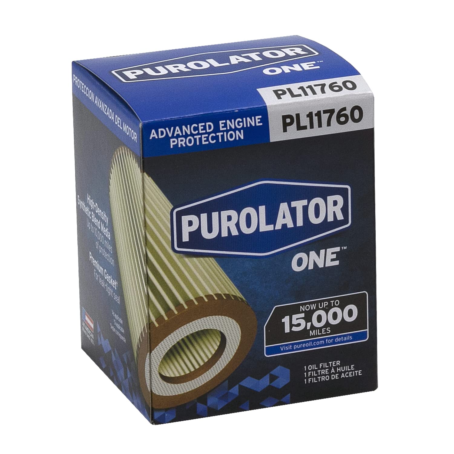 Purolator PL11760 in garage with tools illustrating DIY-ready installation and reliable protection benefit