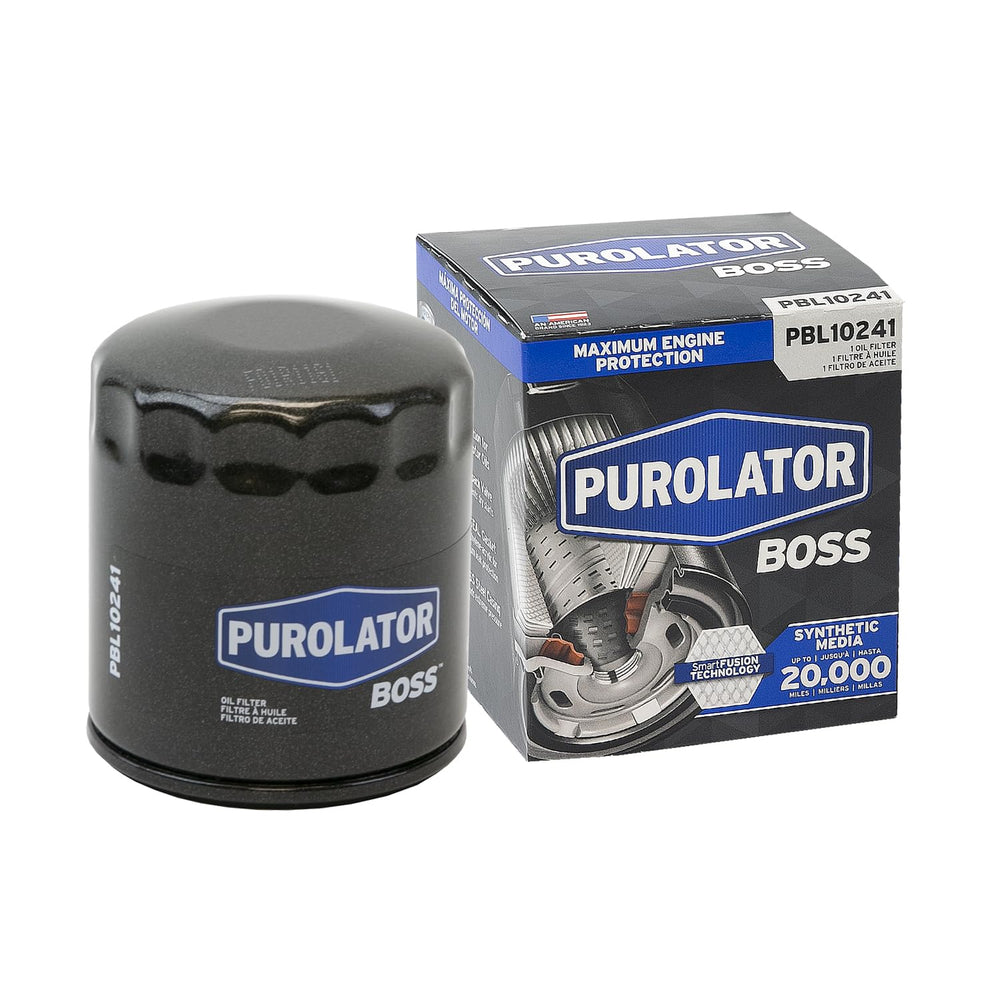 PurolatorBOSS PBL10241 front packaging showing model and fitment benefits