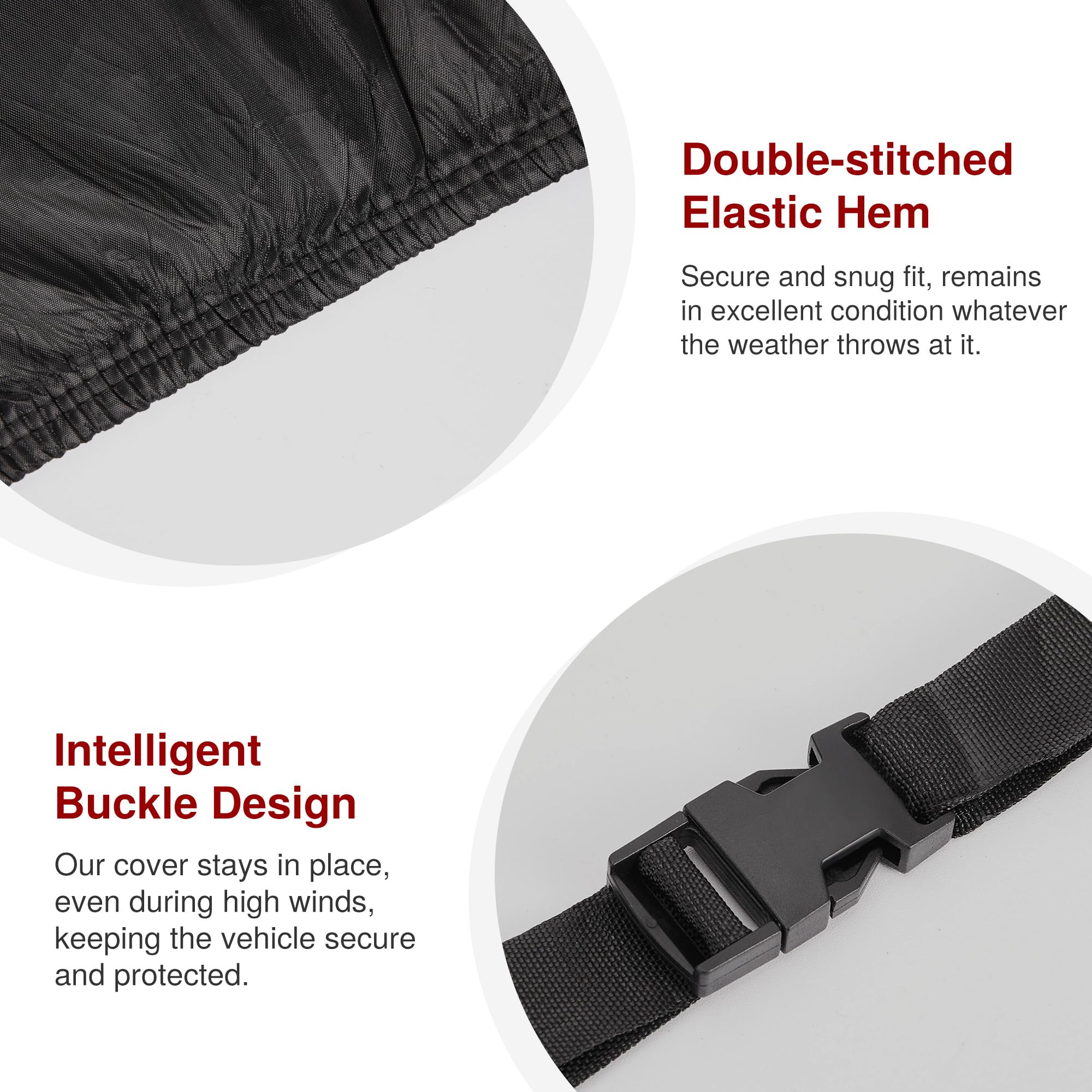 Puroma windproof buckle securing cover under ATV for stable protection