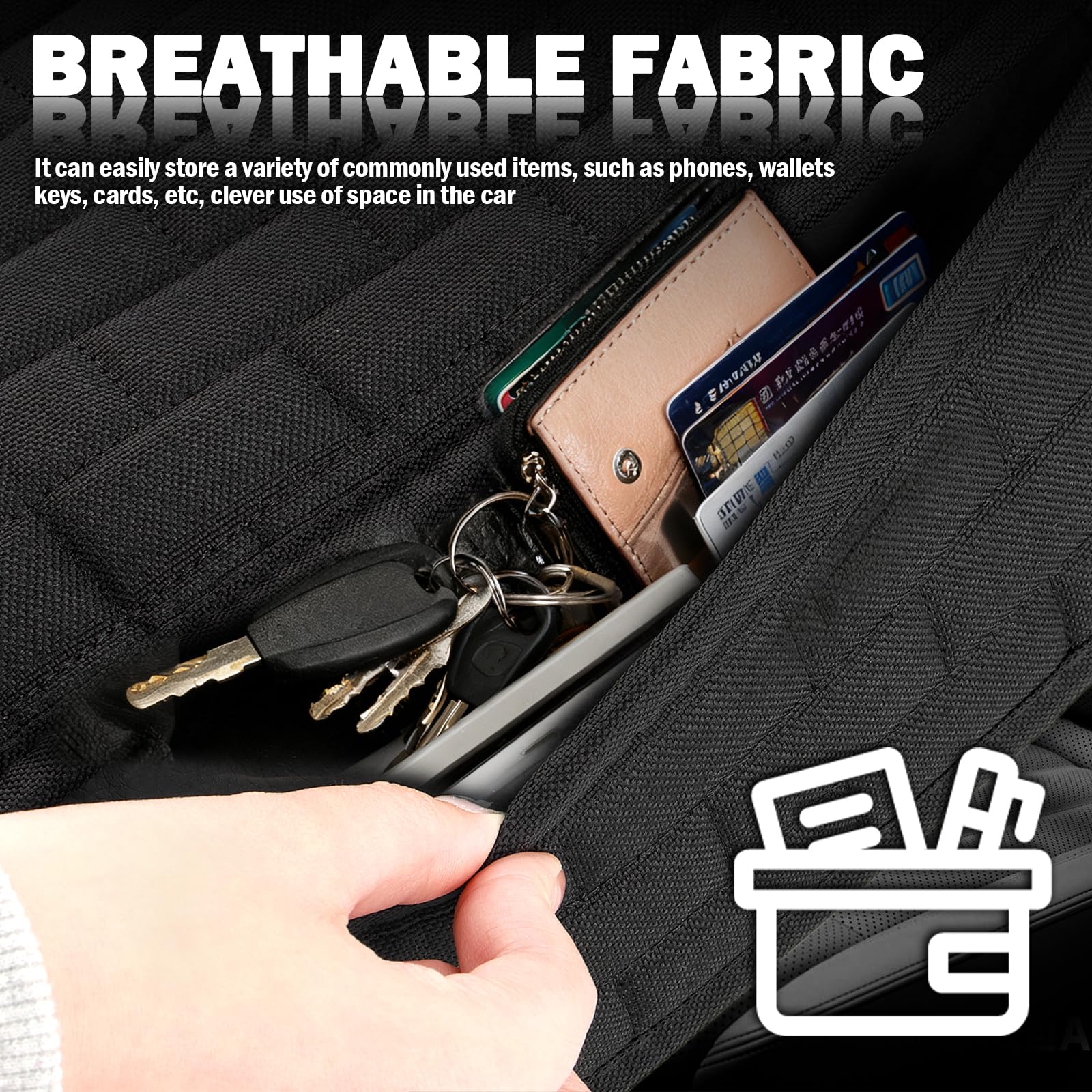 Purthog elastic straps and fixed clips for quick secure installation