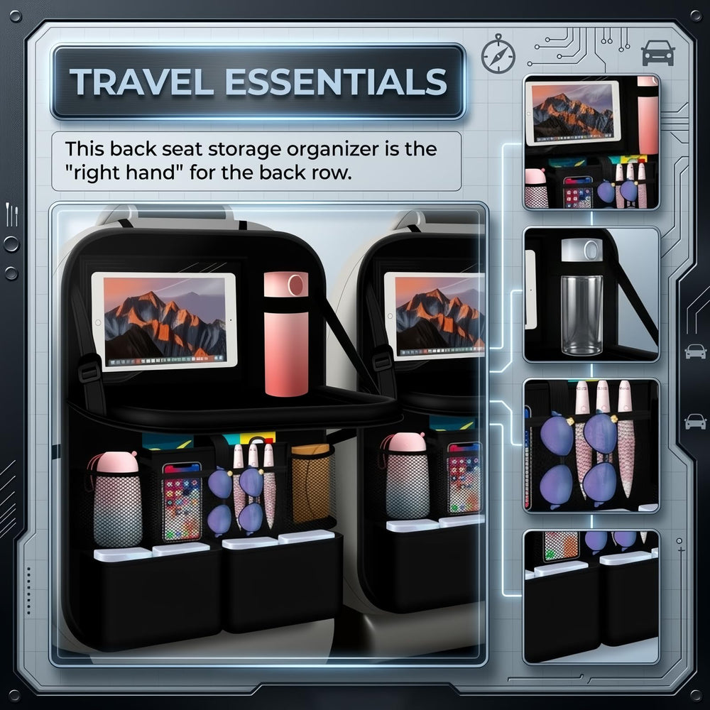 Purthog in use with laptop and meal illustrating convenience on trips