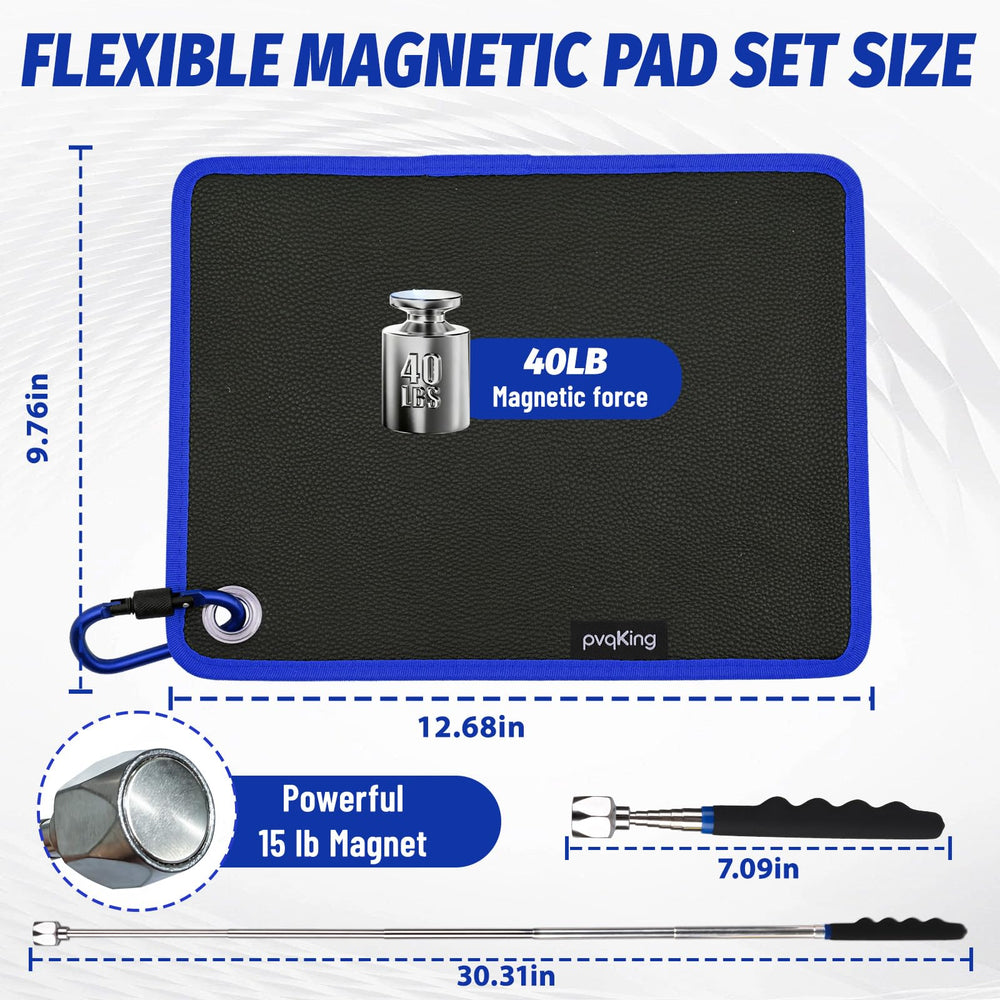 pvqKing magnetic picker detail showing quick retrieval of stray bits