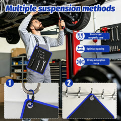 pvqKing carabiner attached to mat showing easy hanging and portability