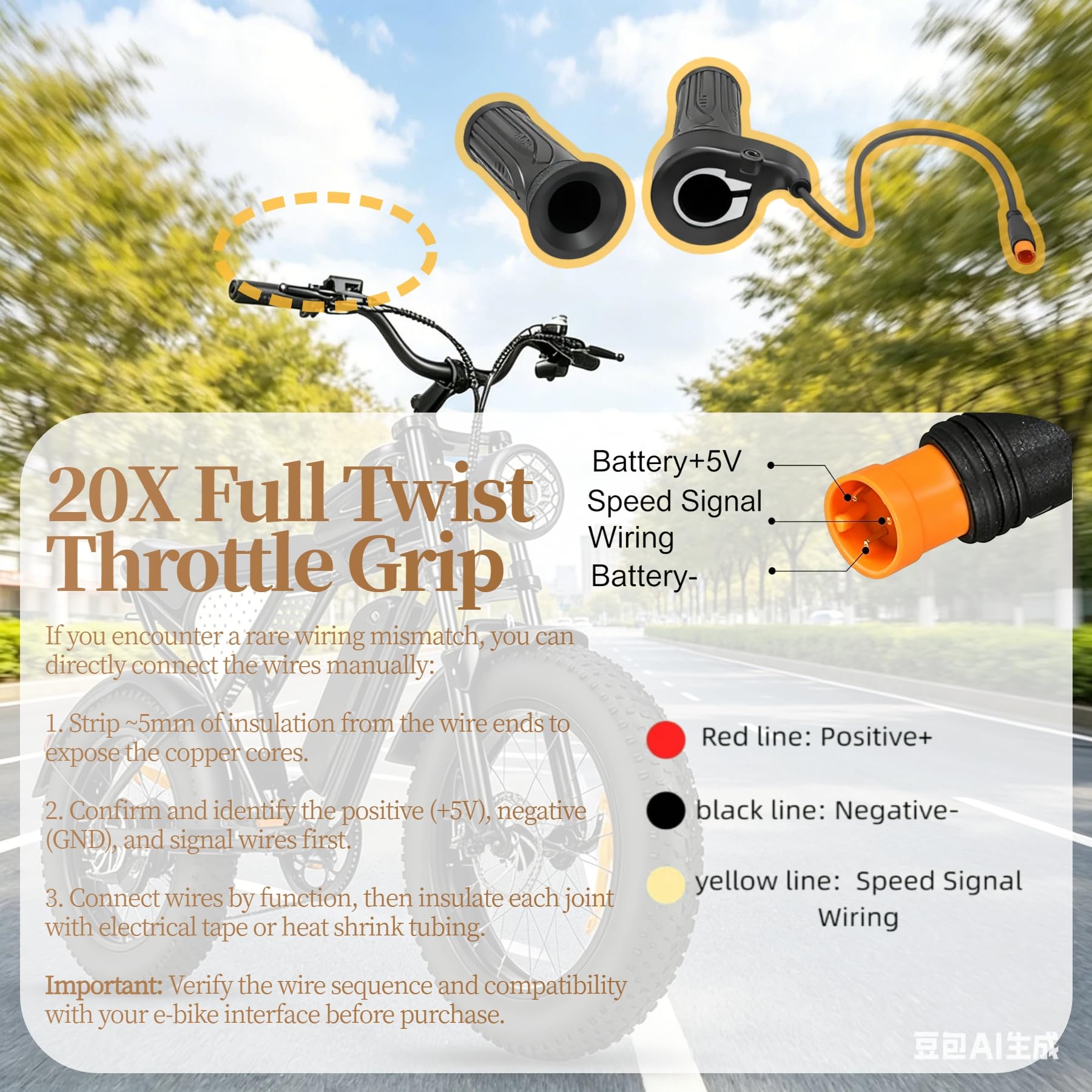 Pymga side profile demonstrating full-twist action for precise control