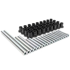 Qagea front package showing full a-arm bushing kit and benefits