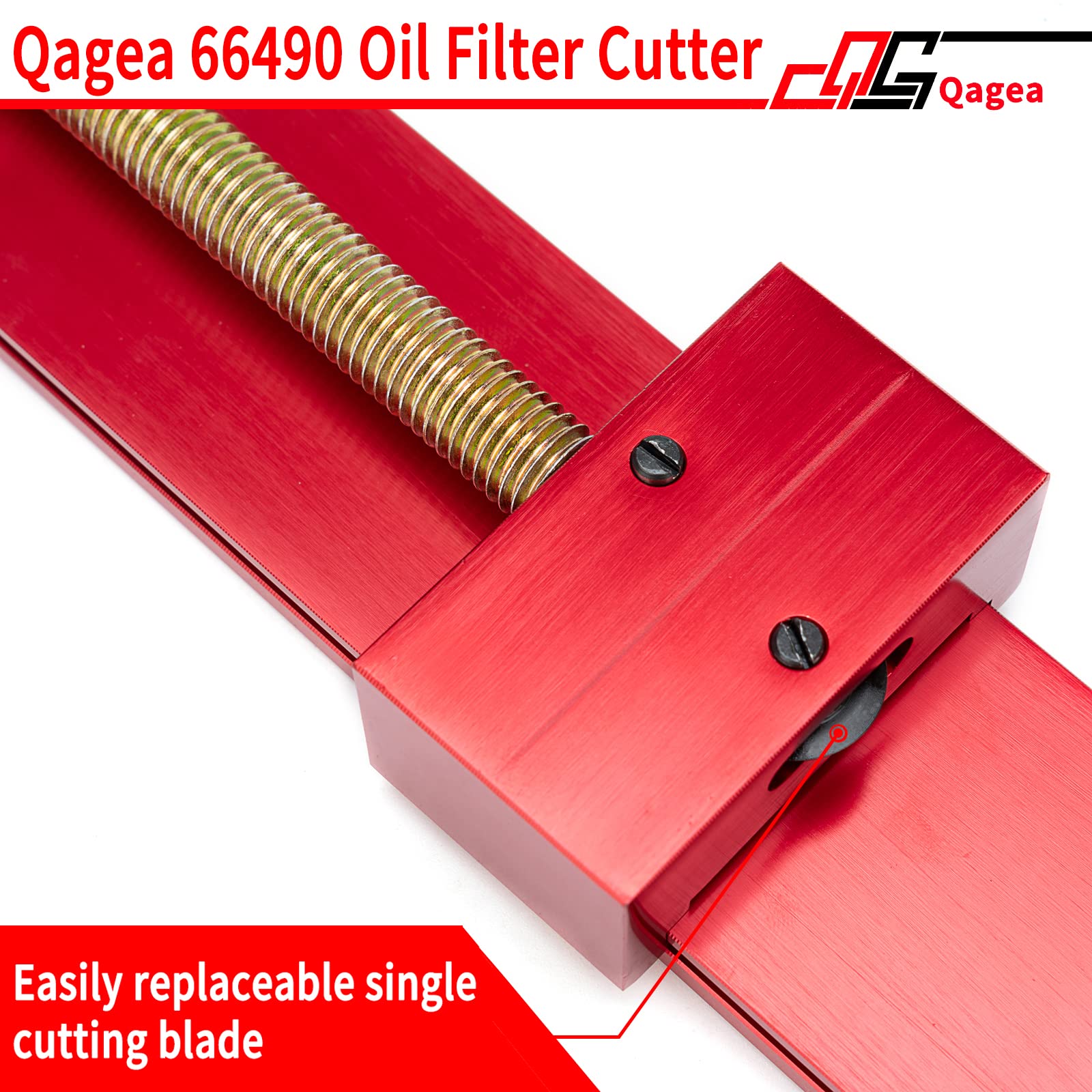 Qagea side view highlighting two-bearing design for smoother rotation