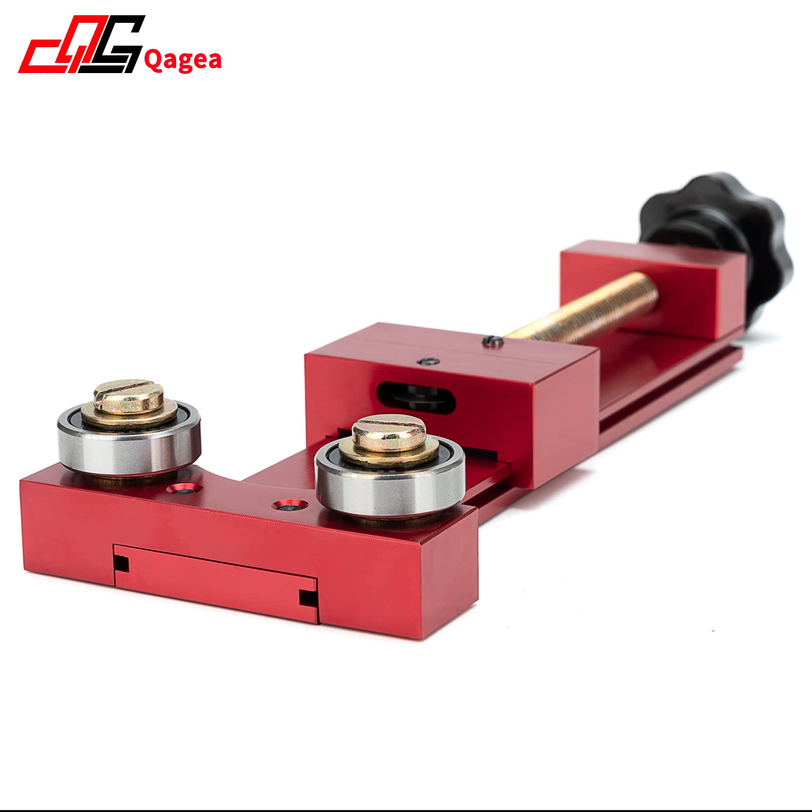 Qagea tool beside ruler to show cutting range and scale advantage