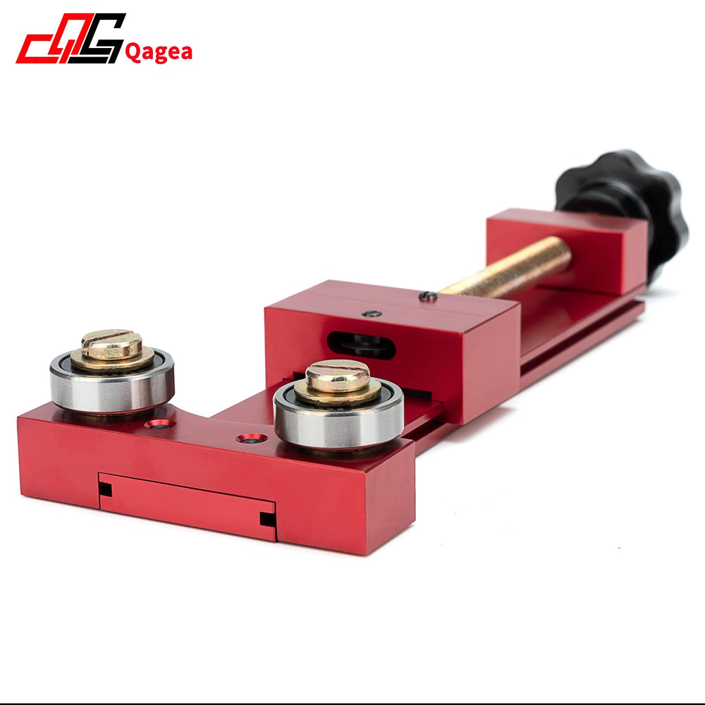 Qagea tool beside ruler to show cutting range and scale advantage