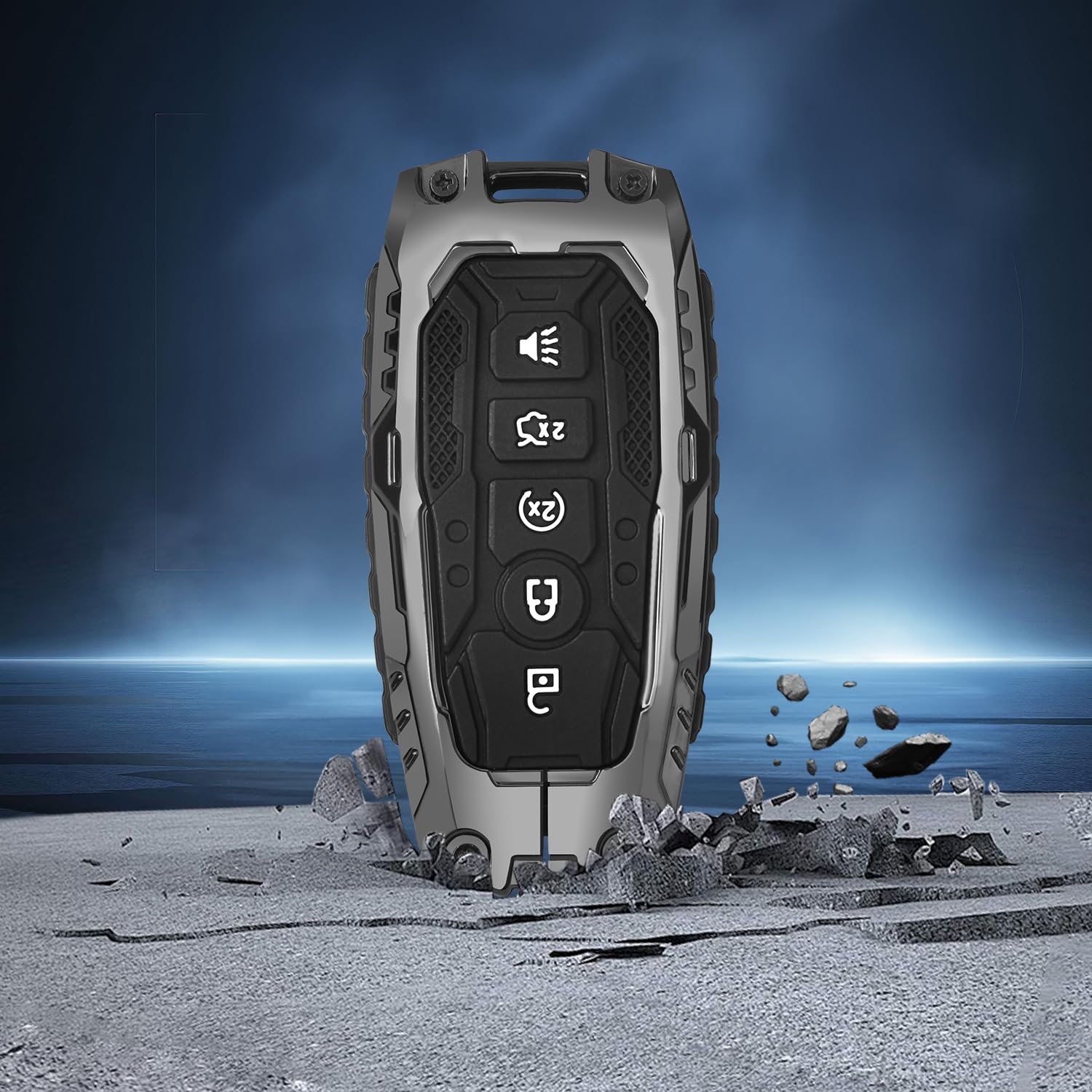 QBUC installed on Ford key in hand demonstrating secure handling benefit
