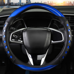 QCYP perforated Nappa PU leather close-up displaying breathable texture advantage