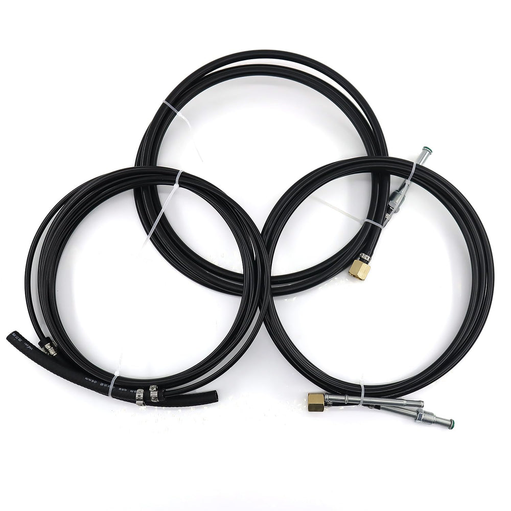 QHHR hose beside ruler showing length and proper scale for fitment