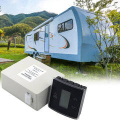 QHHR thermostat LCD screen lit for clear temperature visibility benefit