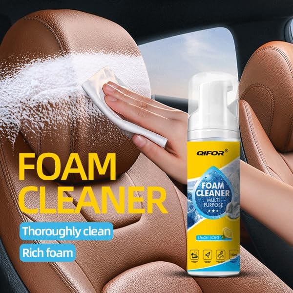 QIFOR foam texture close-up revealing gentle, cleaning action