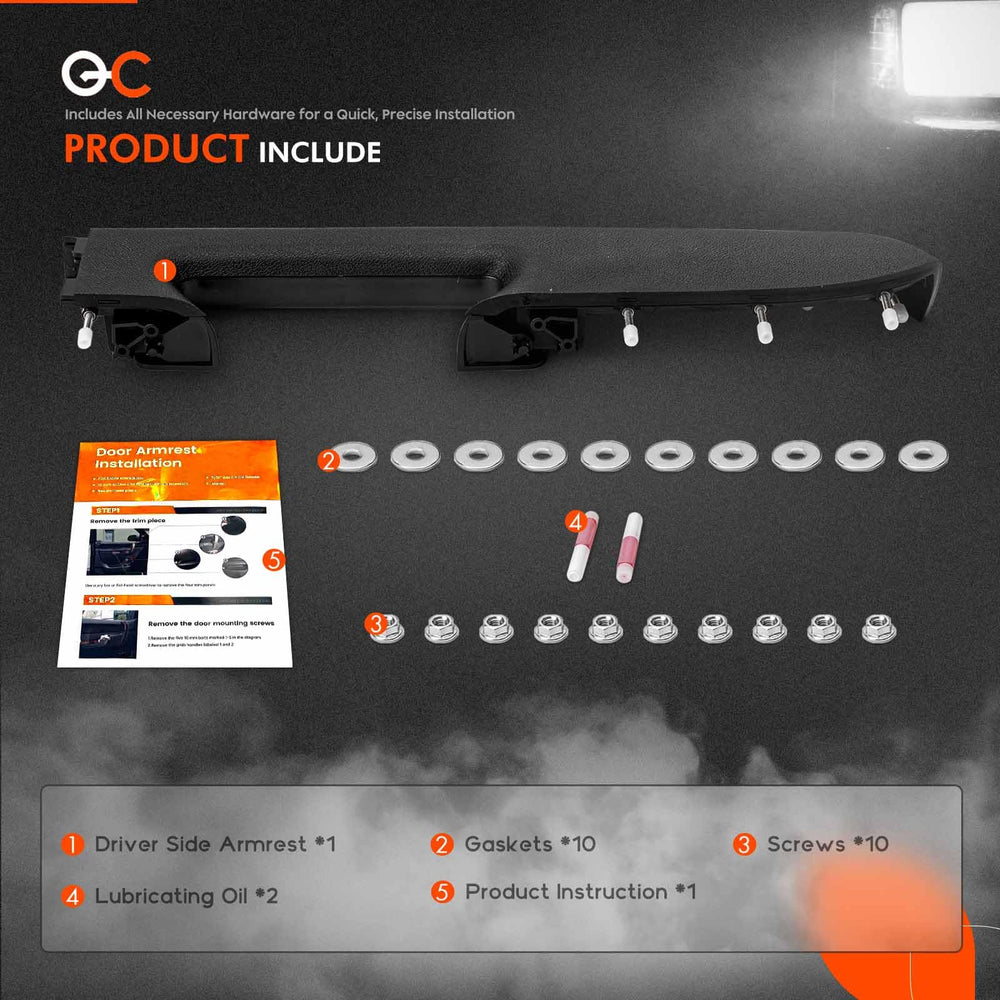 Qifusucc armrest in truck interior lifestyle shot improving cabin appearance