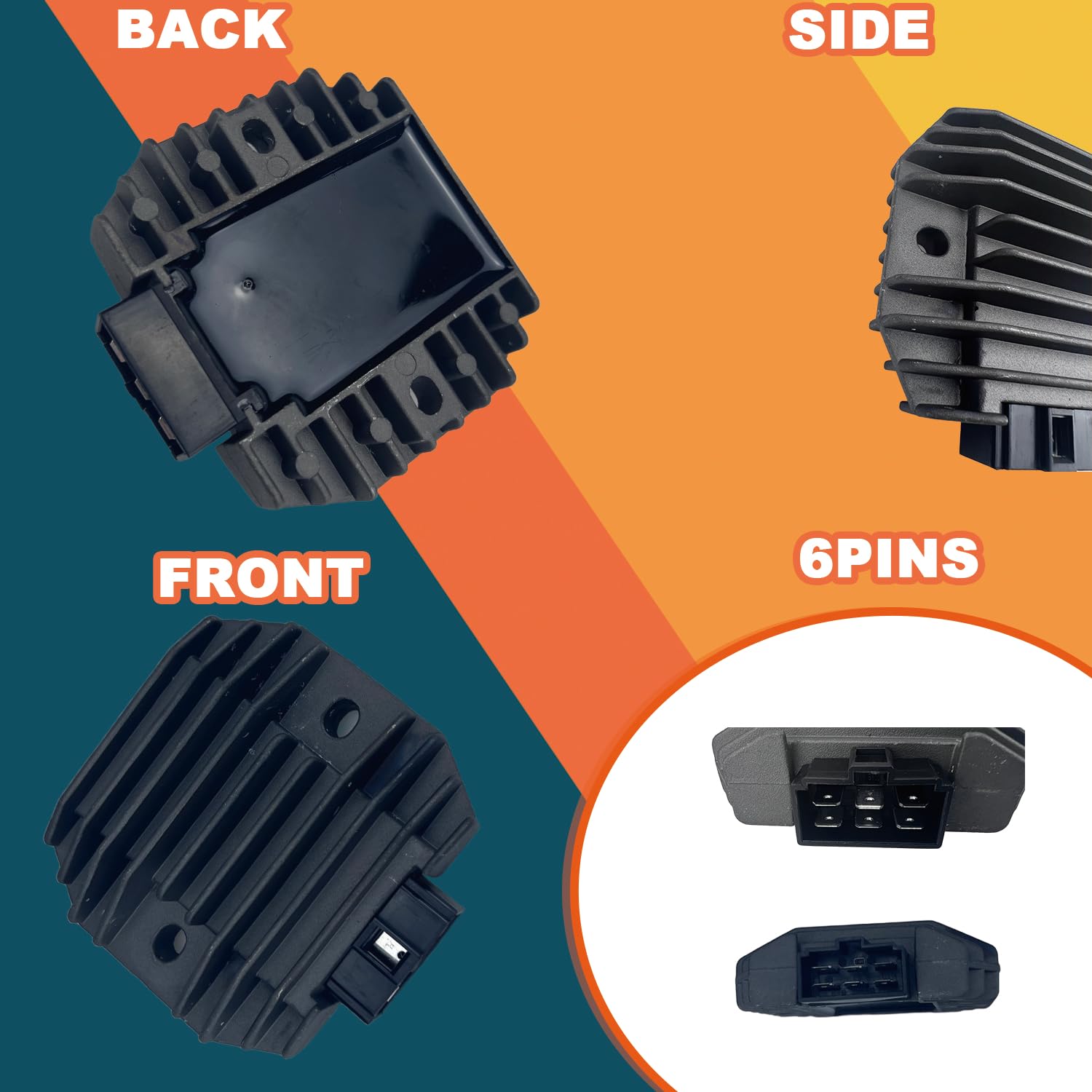 QINLANAP CDI box and wiring detail for Bayou 300 aiding easy swap