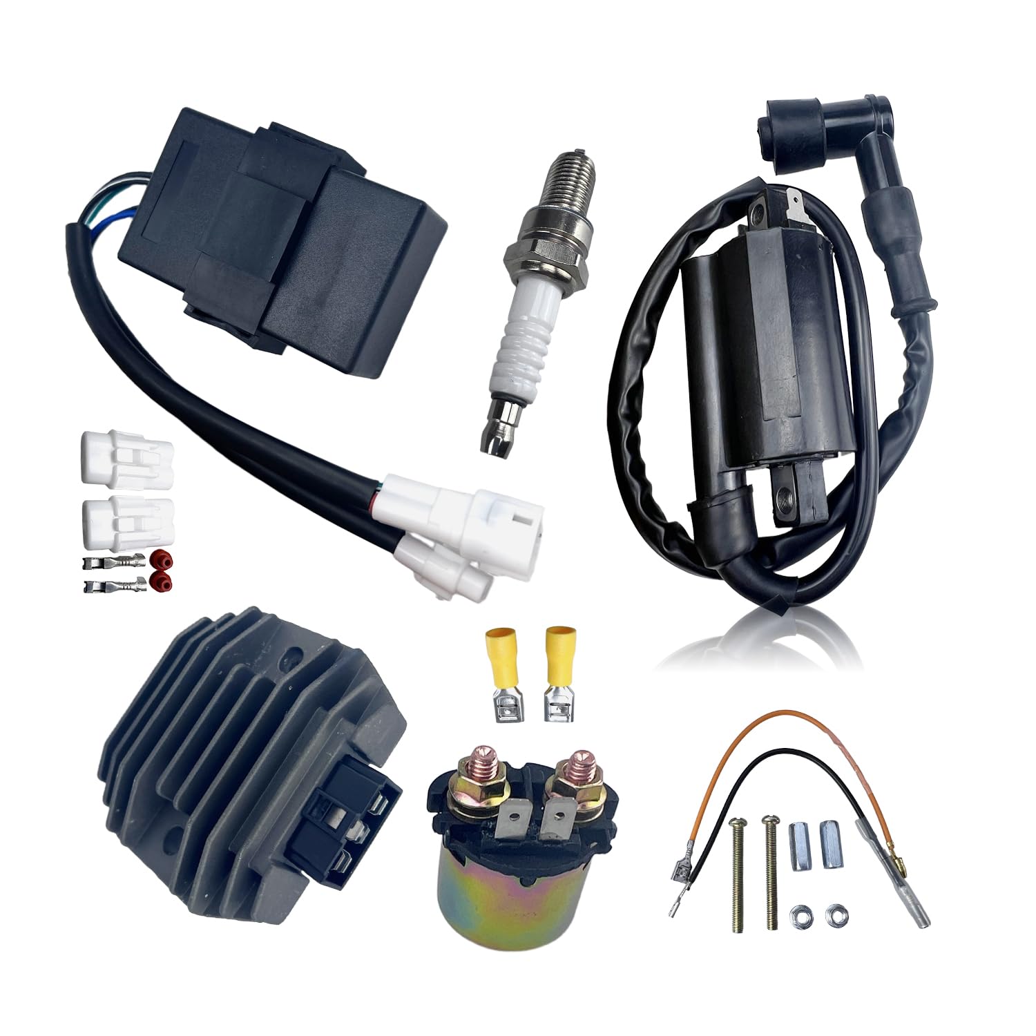 QINLANAP front packaging showing complete Bayou 300 ignition kit benefit quick replacement