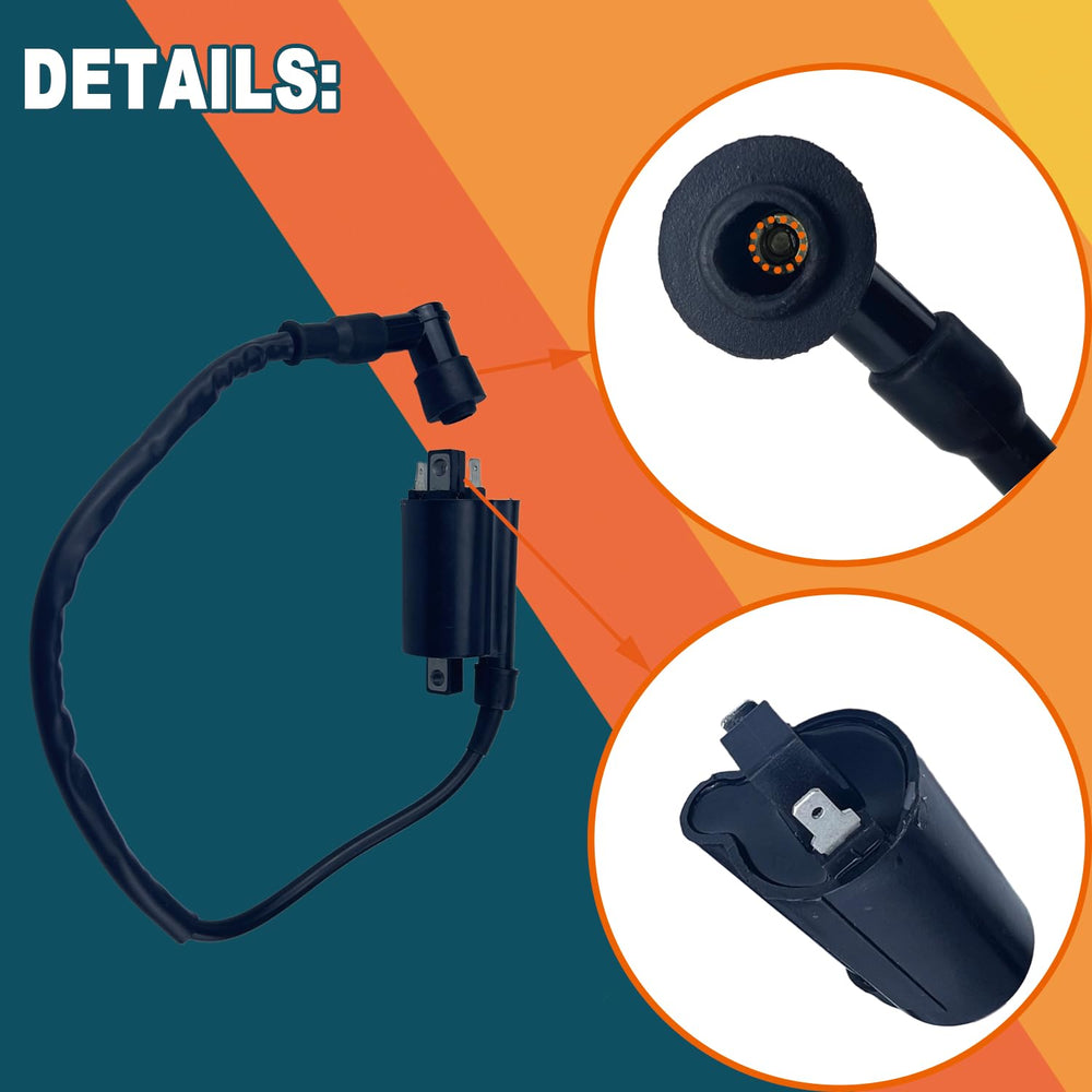 QINLANAP ignition coil close-up for Bayou 300 ensuring stronger spark