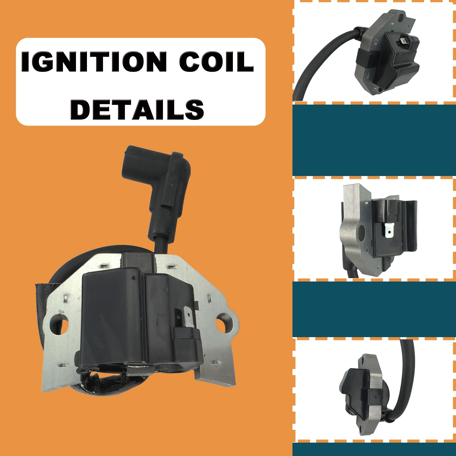 QINLANAP ignition coil close-up showing connector and mount for accurate fit