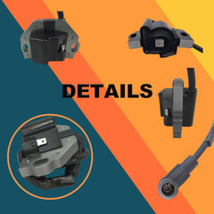 QINLANAP coil connector close-up showing plug design for easy install