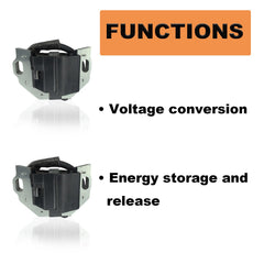 QINLANAP coil mounting base detail highlighting bolt holes and durability