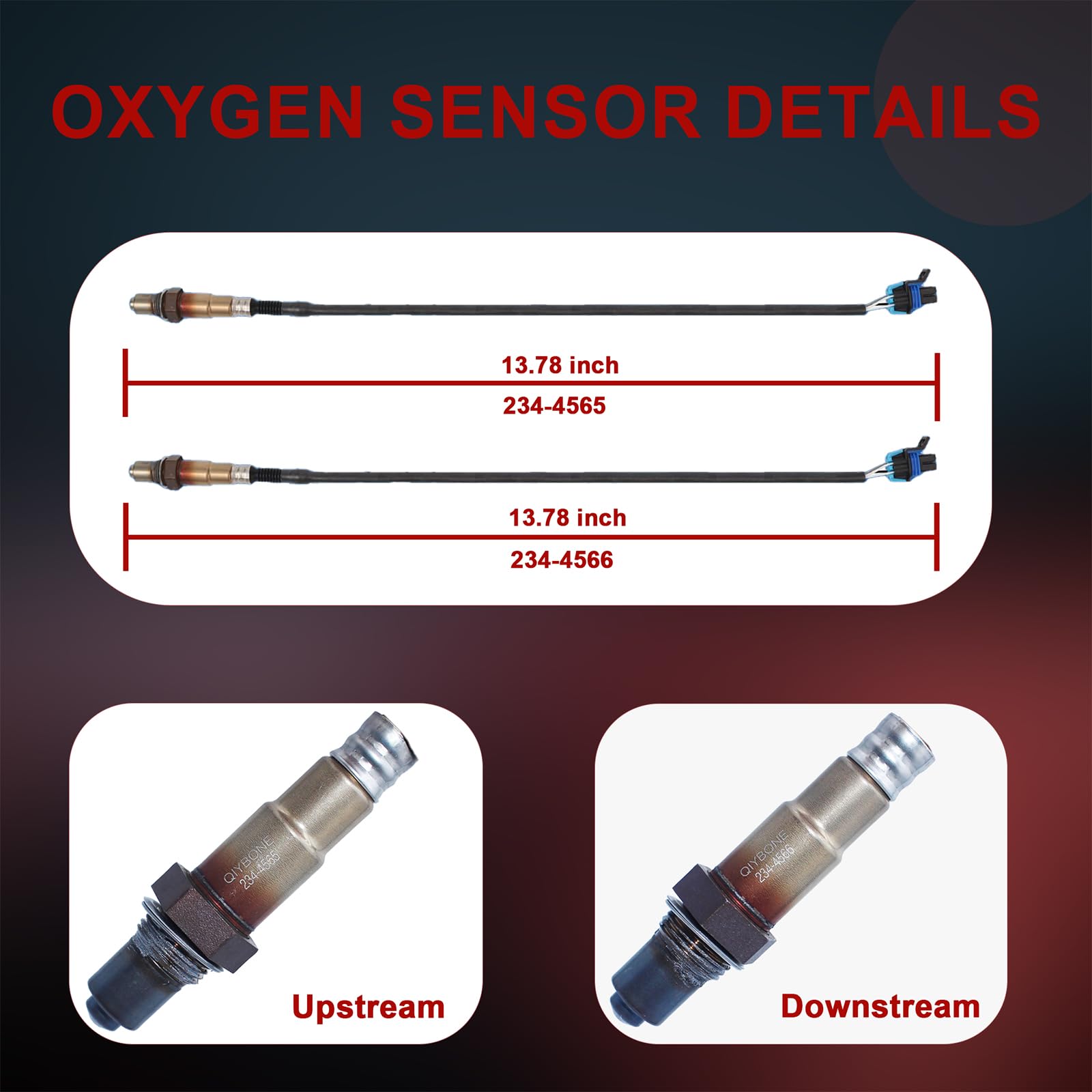 QIYBONE sensor connector and wiring close-up for easy plug-and-play installation