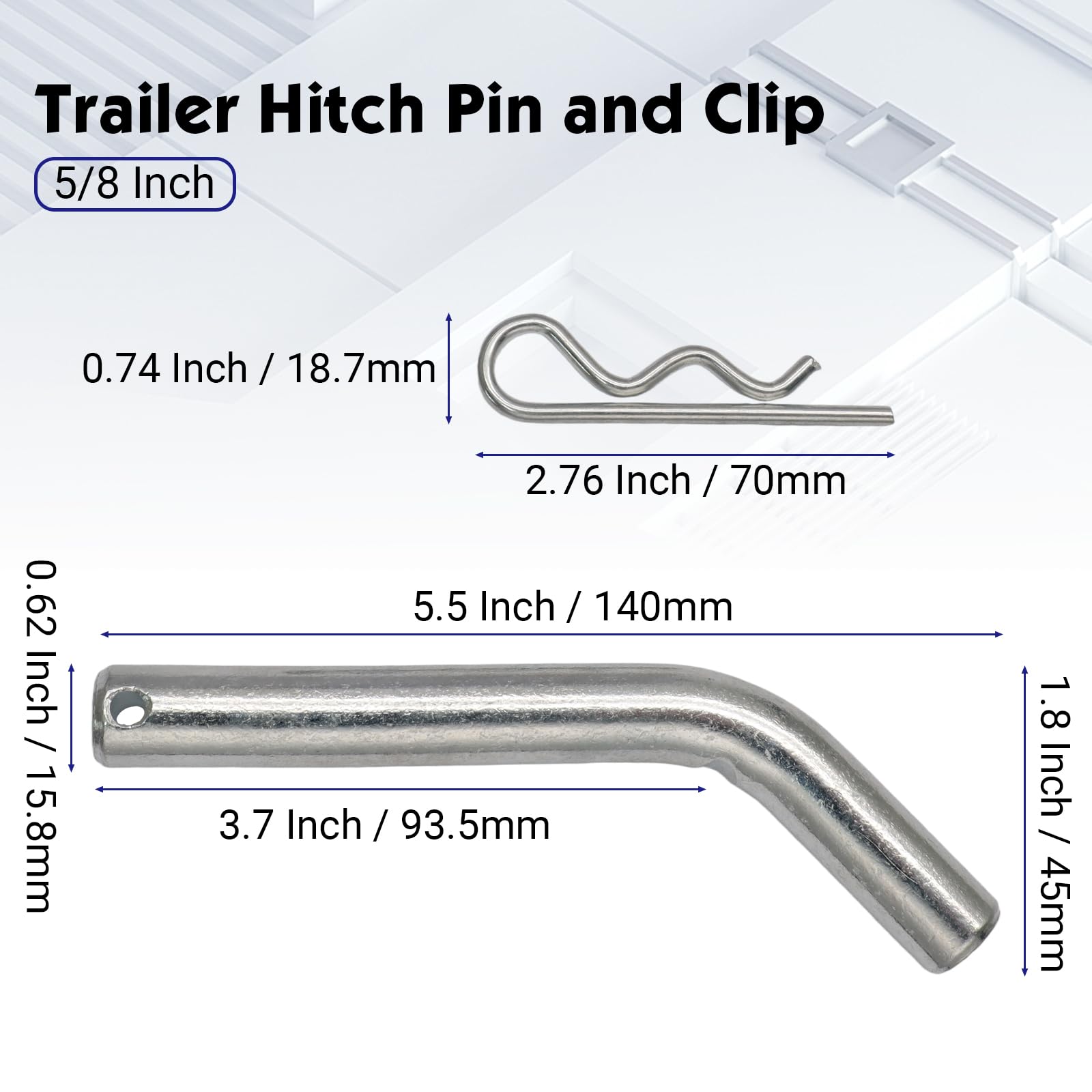 Qjaiune retaining clip detail, brand ensures quick, secure locking