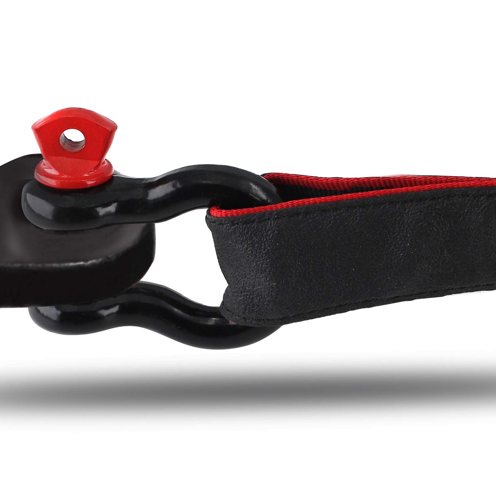 Qjaiune pair of shackles side-by-side illustrating included two-pack for spares or dual rigging