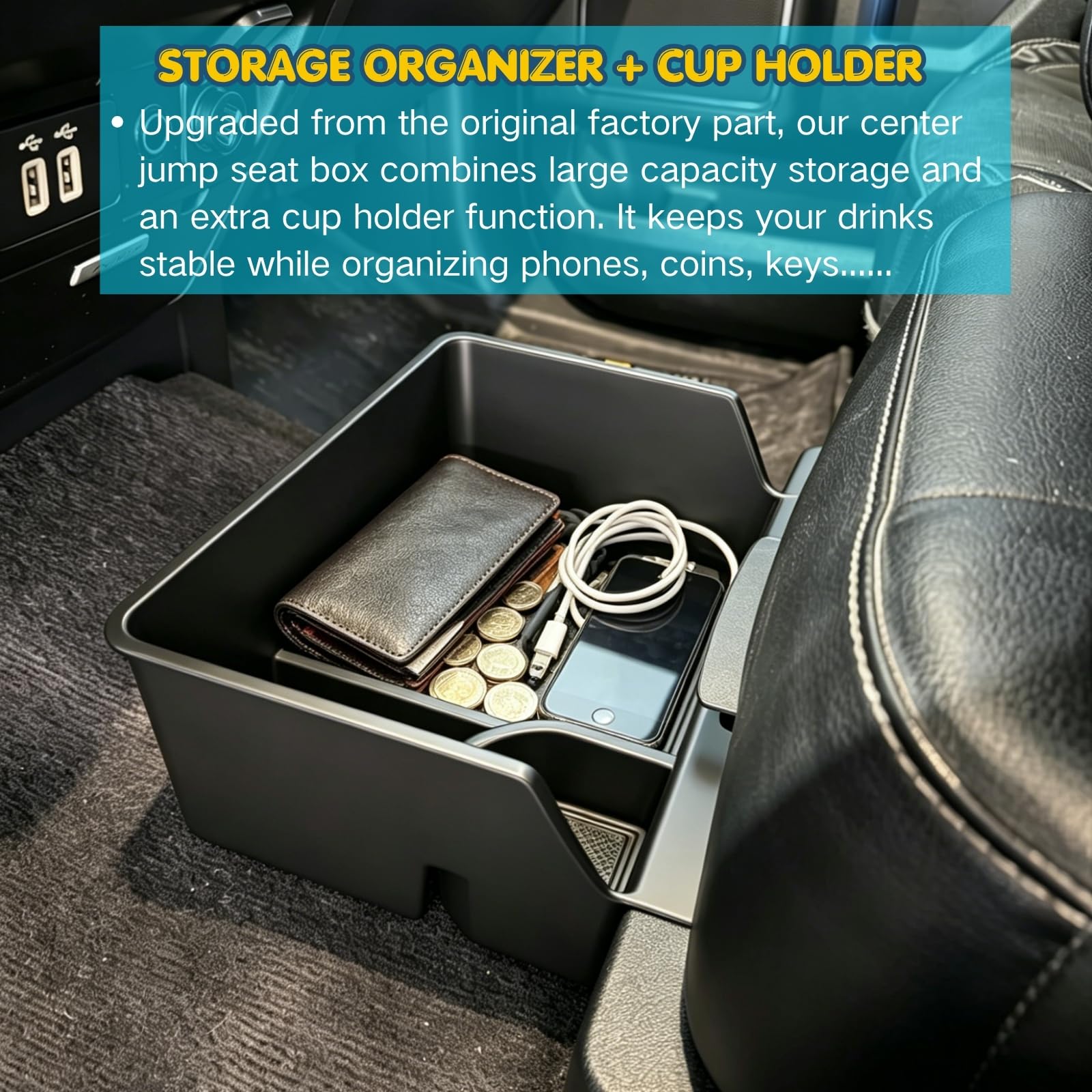 Qlhshop unit installed in Ford F150 interior for seamless fit