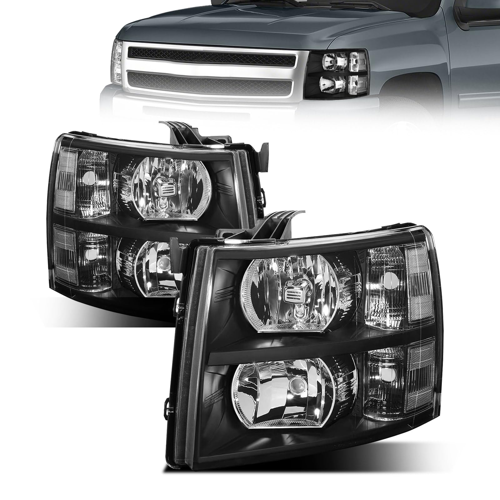 QLLUYTR front assembly on Silverado showing fit and finish benefits