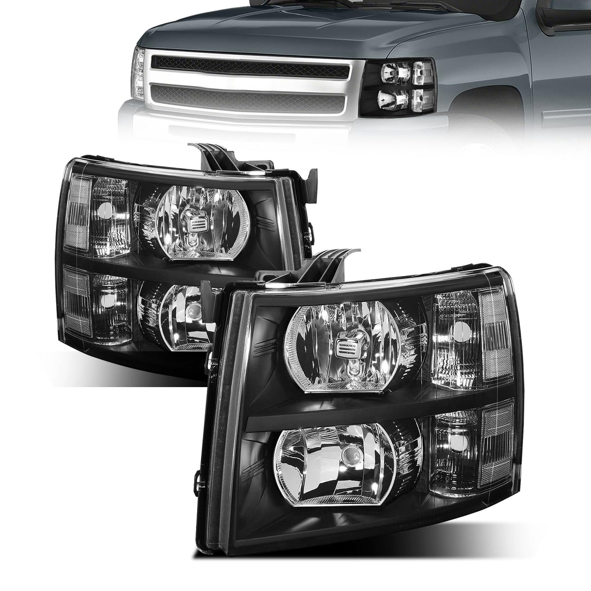 QLLUYTR front assembly on Silverado showing fit and finish benefits