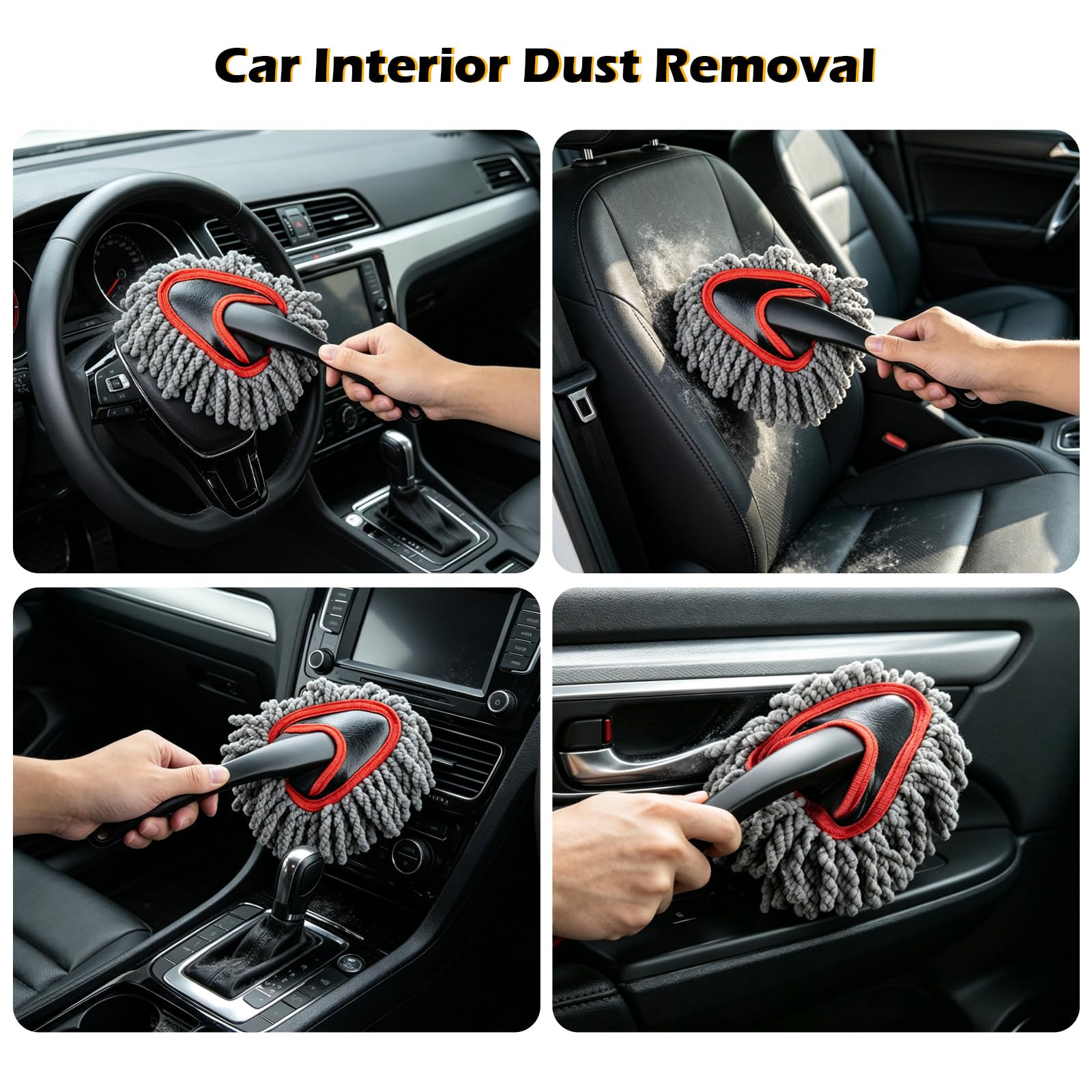QLTUDN duster sweeping car roof quickly removing dust