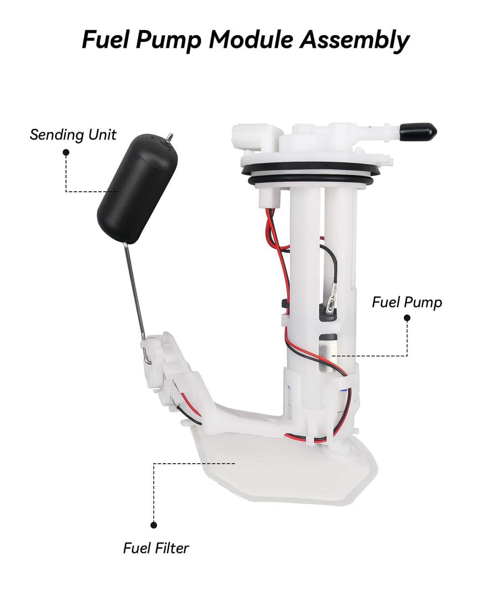 QLZOZB fuel pump top with sending unit for accurate fuel level readings