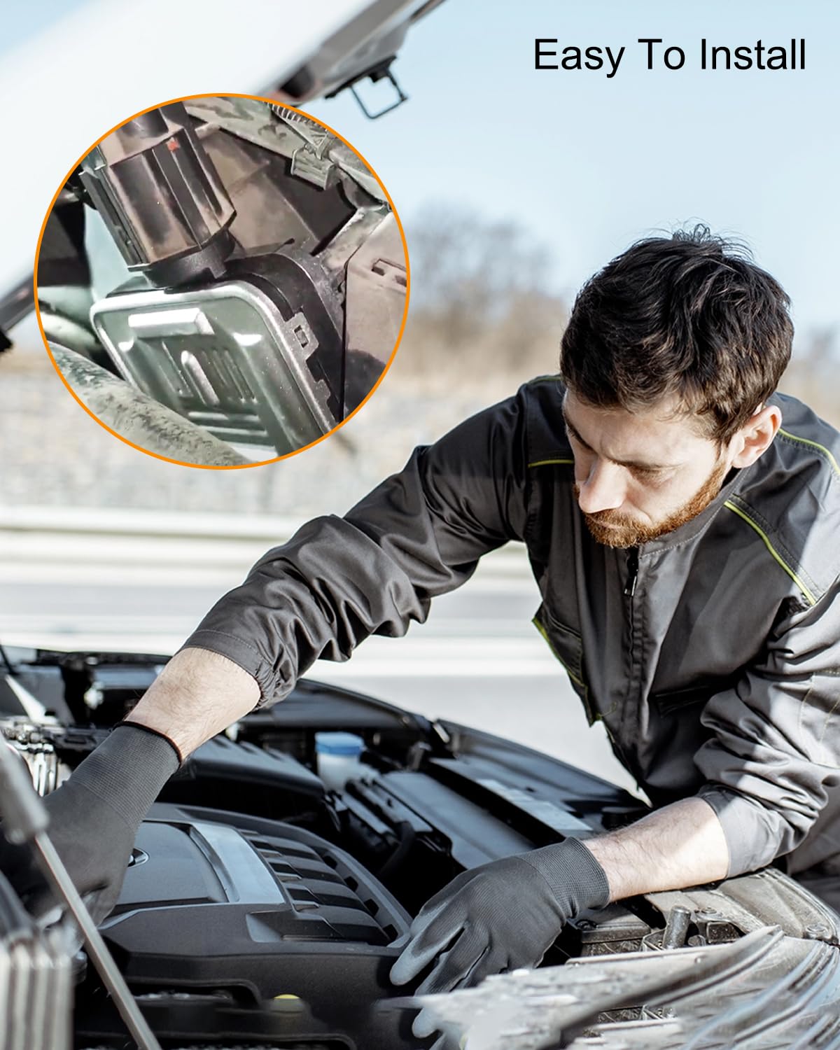 QLZOZB on a workbench with tools showing easy direct-replacement benefit