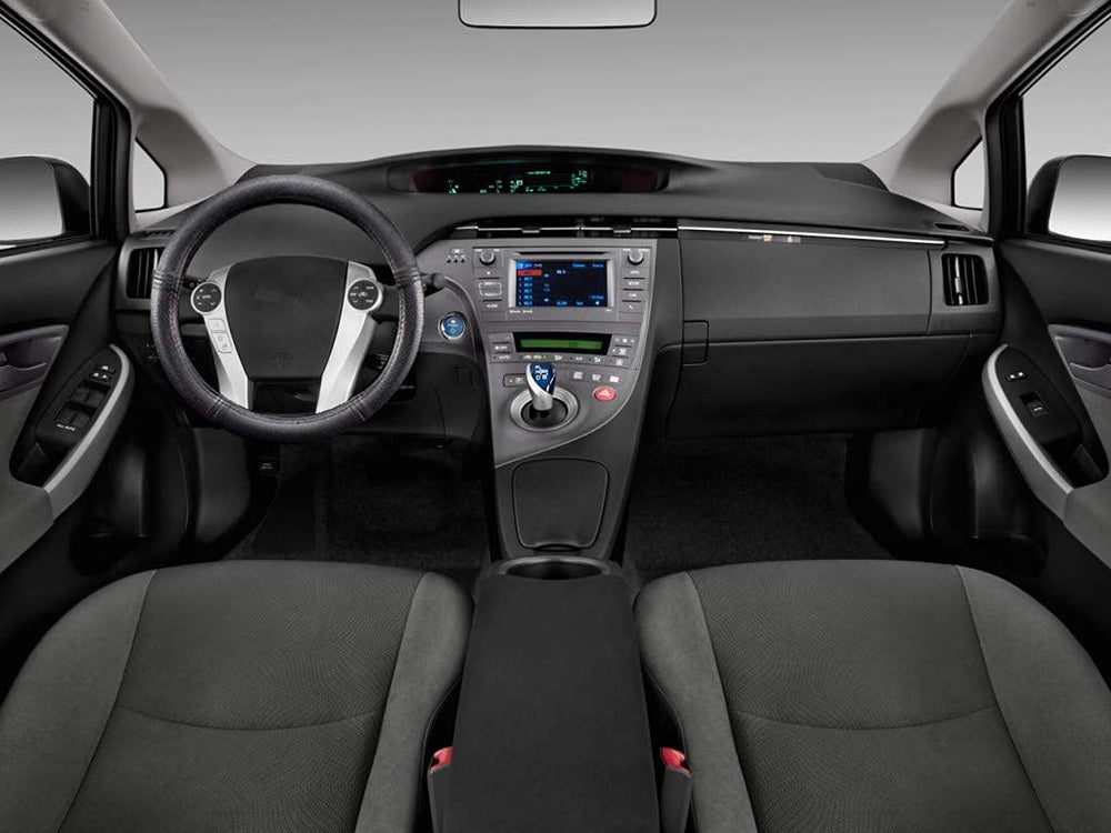 Qmety installed in Prius cabin demonstrating improved grip and style