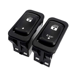 Qnbes front panel switch set showing factory-fit appearance and restored control