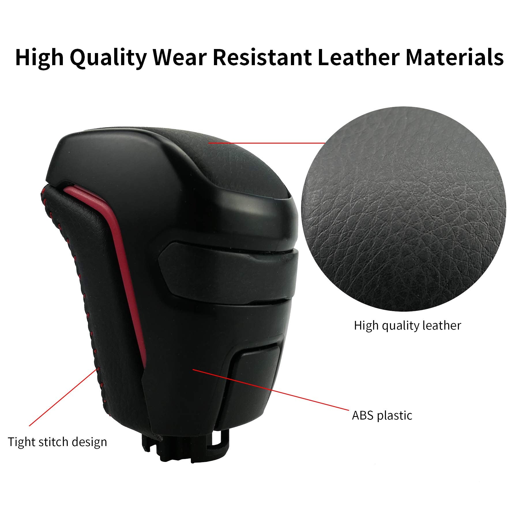 Qnbes leather texture detail showing soft durable surface for comfort