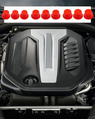 Qnbes cap plug fitted in automotive test port demonstrating secure leak protection