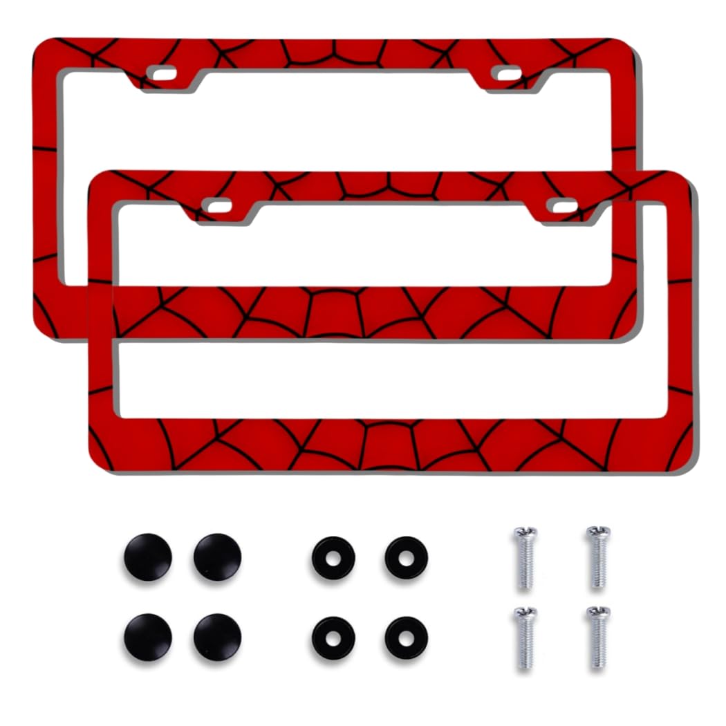 QOMAGO front frame red spider web showing durable aluminum and style