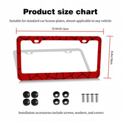 QOMAGO rear frame installed on car enhancing visual appeal and protection